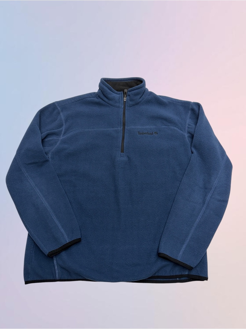 TIMBERLAND Men’s Large Fleece 1/4 Zip Pullover Jacket - Picture 3 of 6